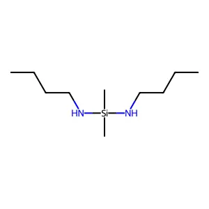 N,N'-二丁基-1,1-二甲基硅二胺 structure