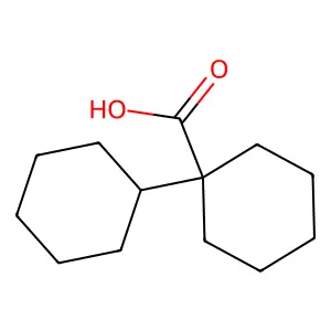 (1,1'-Bicyclohexyl)-1-carboxylic acid structure