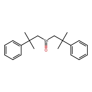 Stannane, bis(2-methyl-2-phenylpropyl)oxo- structure