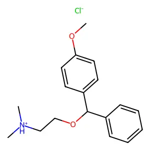 Medrylamine Hydrochloride structure