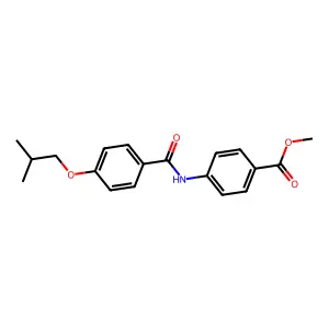 Methyl 4-[[4-(2-methylpropoxy)benzoyl]amino]benzoate structure