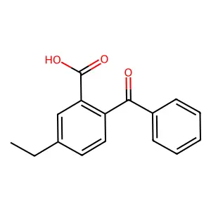 2-苯甲酰基-5-乙基苯甲酸 structure