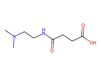 4-{[2-(Dimethylamino)ethyl]amino}-4-oxobutanoic acid structure