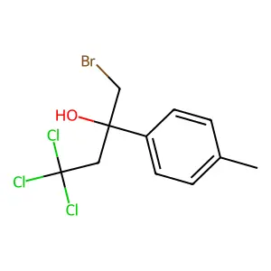 1-Bromo-4,4,4-trichloro-2-(4-methylphenyl)butan-2-ol structure