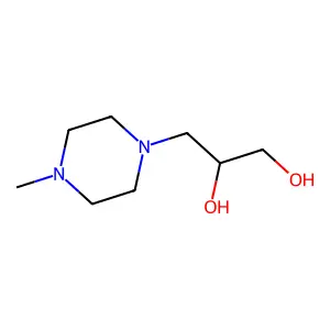 3-(4-Methylpiperazin-1-yl)propane-1,2-diol structure