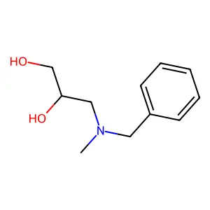 3-(Methyl(phenylmethyl)amino)-1,2-propanediol structure
