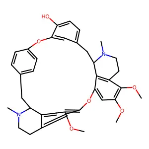 Thalicberan-12-ol, 2,2'-dimethyl-6,7,7'-trimethoxy- structure