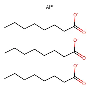 Aluminum caprylate structure