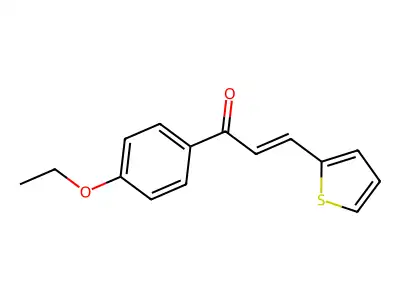 1-(4-Ethoxyphenyl)-3-thiophen-2-ylprop-2-en-1-one structure