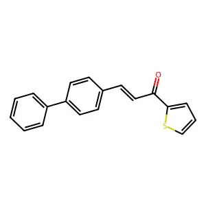 2-Propen-1-one, 3-[1,1'-biphenyl]-4-yl-1-(2-thienyl)- structure