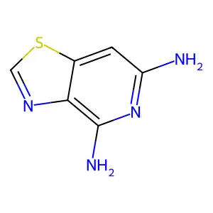 Thiazolo[4,5-c]pyridine-4,6-diamine structure