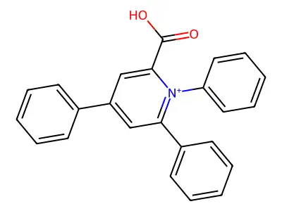 2-Carboxy-1,4,6-triphenylpyridinium structure