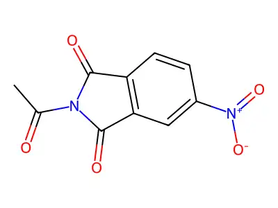 N-Acetyl-4-nitrophthalimide structure