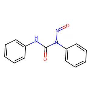 Urea, N,N'-diphenyl-N-nitroso- structure