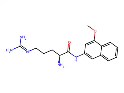 H-Arg-4MbNA hydrochloride salt structure