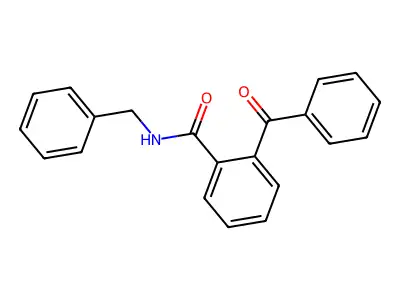 2-Benzoyl-N-(phenylmethyl)benzamide structure