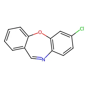 7-Chlorodibenzo(b,f)(1,4)oxazepine structure