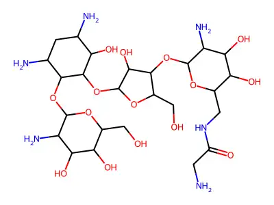 Paromomycin-Glycyl structure