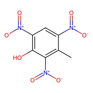 2,4,6-Trinitro-m-cresol structure