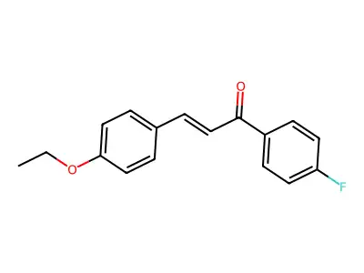 3-(4-Ethoxyphenyl)-1-(4-fluorophenyl)prop-2-en-1-one structure