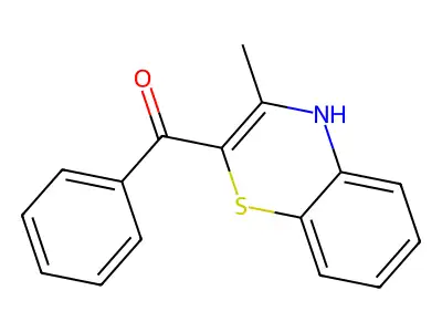 Methanone, (3-methyl-4H-1,4-benzothiazin-2-yl)phenyl- structure