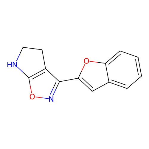 3-(1-benzofuran-2-yl)-5,6-dihydro-4H-pyrrolo[3,2-d][1,2]oxazole structure