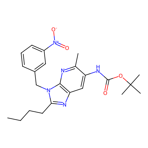 Carbamicacid,[2-butyl-5-methyl-3-[ methyl]-3H-imidazo[4,5-b]pyridin-6-yl]-,1,1-dimethylethylester structure