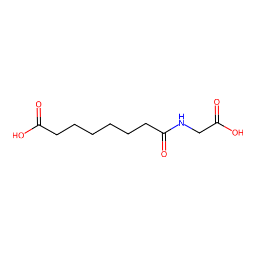Suberylglycine structure