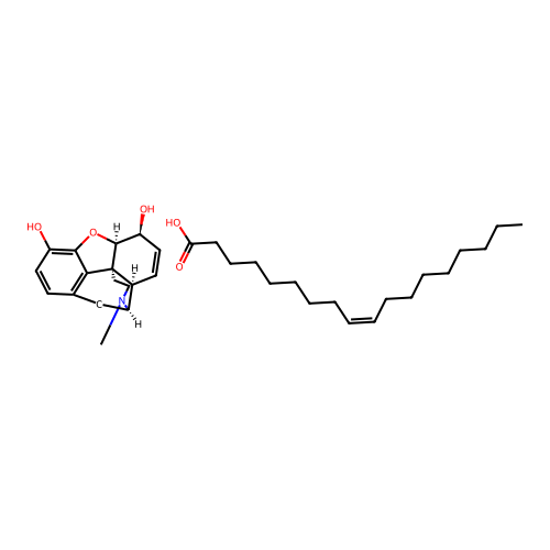 Morphine oleate structure