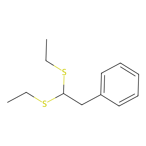 1,1-Bis(ethylthio)-2-phenylethane structure