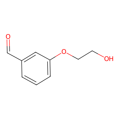 Benzaldehyde, 3-(2-hydroxyethoxy)- structure