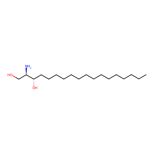 DL-erythro-Dihydrosphingosine structure
