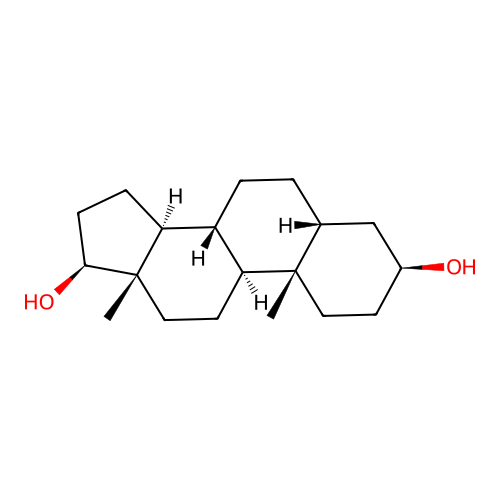3β-本胆烷二醇 structure