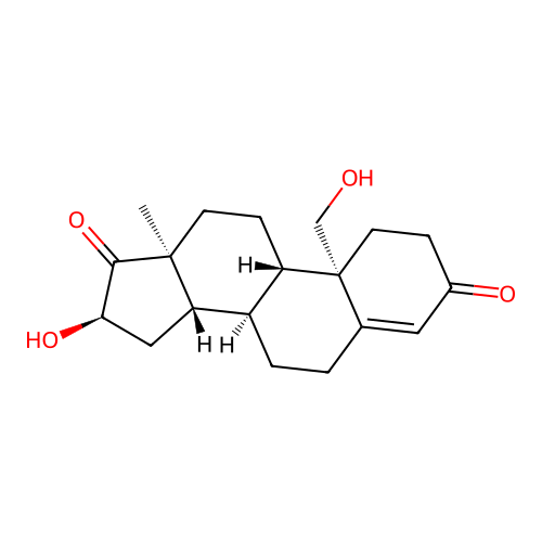 16,19-Dihydroxy-4-androsten-3,17-dione structure