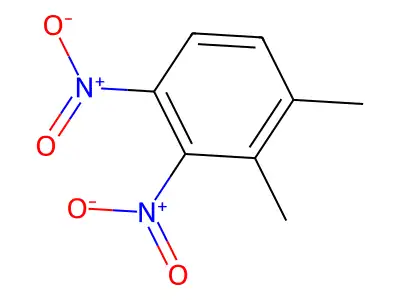 1,2-Dimethyl-3,4-dinitrobenzene structure