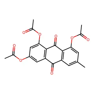 Emodin Triacetate structure