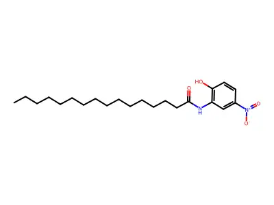 2-(n-Hexadecanoylamino)-4-nitrophenol structure