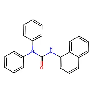 N-(alpha-Napthtyl)-N',N'-diphenyl urea structure