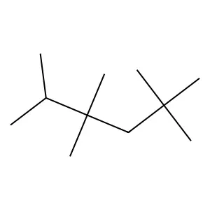 2,2,4,4,5-Pentamethylhexane structure