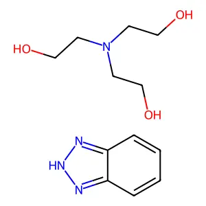 Ethanol, 2,2',2''-nitrilotris-, compd. with 1H-benzotriazole (1:1) structure