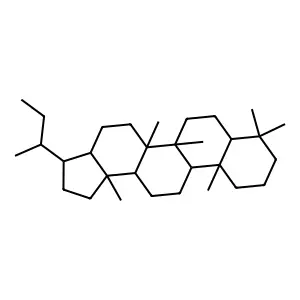 3-sec-Butyl-5a,5b,8,8,11a,13b-hexamethyl-eicosahydro-cyclopenta[a]chrysene structure