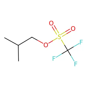 Methanesulfonic acid, trifluoro-, 2-methylpropyl ester structure