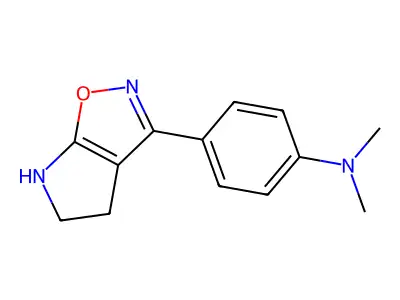 4-(4,5-dihydro-2H-pyrrolo[3,2-d][1,2]oxazol-3-yl)-N,N-dimethylaniline structure