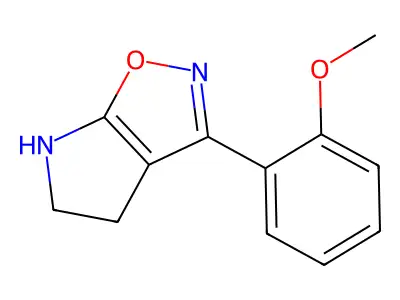 3-(2-Methoxyphenyl)-5,6-dihydro-4H-pyrrolo[3,2-d]isoxazole structure