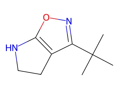 3-(tert-Butyl)-5,6-dihydro-4H-pyrrolo[3,2-d]isoxazole structure