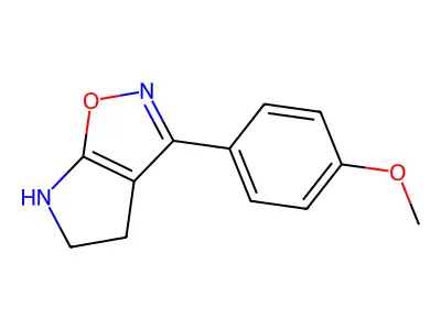 3-(4-Methoxyphenyl)-5,6-dihydro-4H-pyrrolo[3,2-d]isoxazole structure
