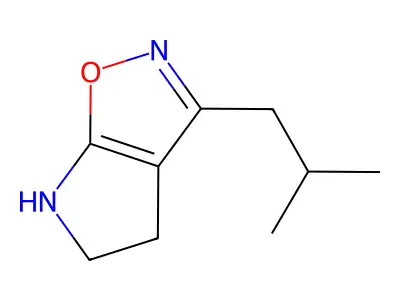 3-Isobutyl-5,6-dihydro-4H-pyrrolo[3,2-d]isoxazole structure
