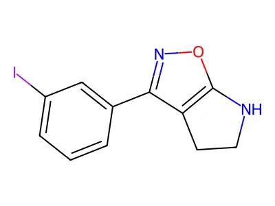 3-(3-Iodophenyl)-5,6-dihydro-4H-pyrrolo[3,2-d]isoxazole structure