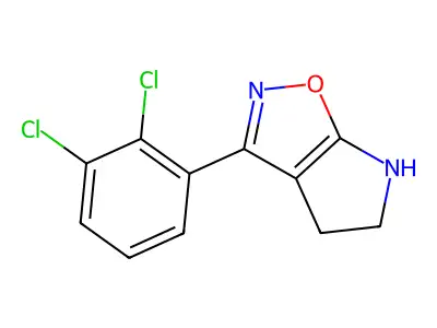 3-(2,3-Dichlorophenyl)-5,6-dihydro-4H-pyrrolo[3,2-d]isoxazole structure