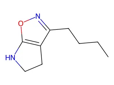 3-Butyl-5,6-dihydro-4H-pyrrolo[3,2-d]isoxazole structure